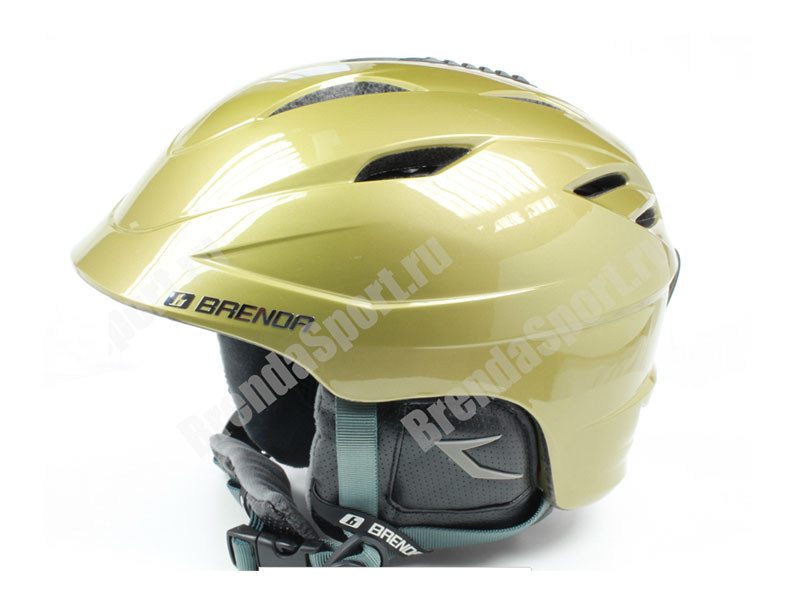 Шлем спортивный BRENDA SP-S06-01 Размер L 54-58 Цвет – золотистый глянец купить в интернет магазине, модель в наличии, описание, характеристики, фото на сайте